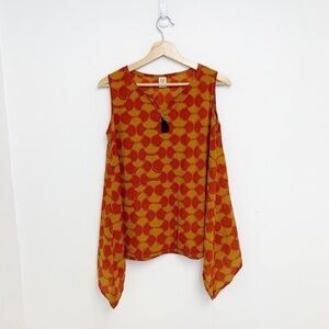 MYX Modern traditions artsy cotton top Sz L